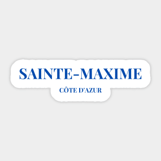 Sainte-Maxime Côte d'Azur Sticker